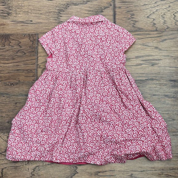 Floral Pink Cap-sleeve Dress - Picture 6 of 7